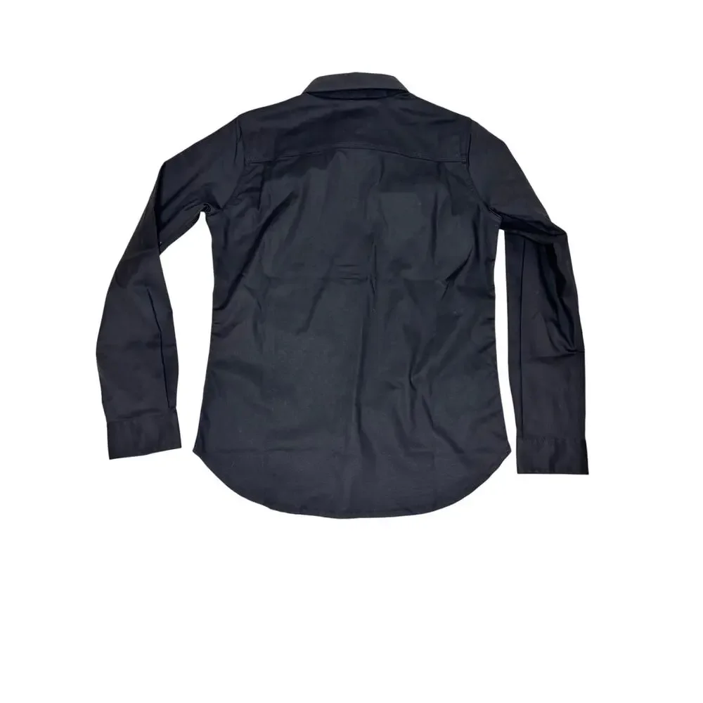 Carhartt Women’s Rugged Flex Relaxed Fit Canvas Long Sleeve Black Work Shirt XS - Picture 7 of 7